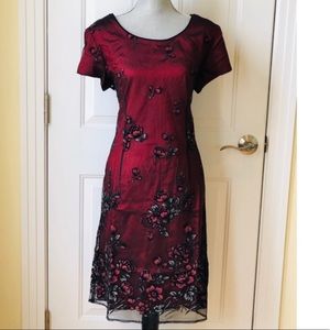 💐Virgo Mint Condition A-line Embroidered Dress